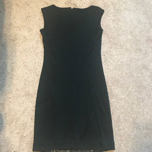 Black sequin front dress